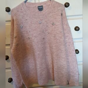 Arula Rhinestone Embellished Sweater. Size X